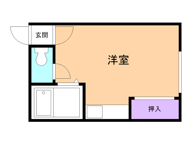 ハイツアラジンの間取り写真