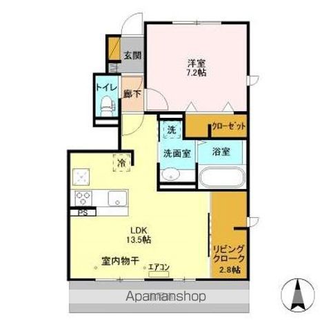 フェリス酒井根 Iの間取り写真