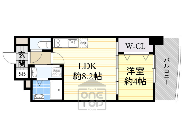 セレニテ京橋クレアの間取り写真