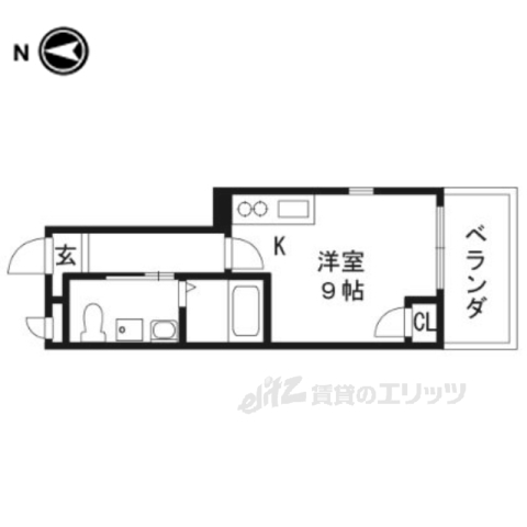 IYEMON伏見大手筋の間取り写真