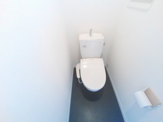 トイレ　温水洗浄暖房便座の付いた快適なトイレ