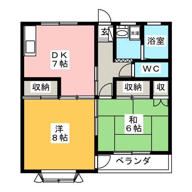 グレースハイツの間取り