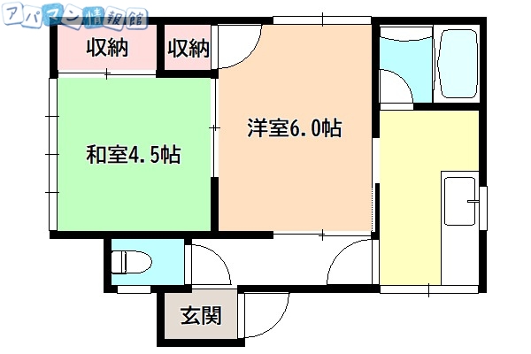 コーポ館の間取り