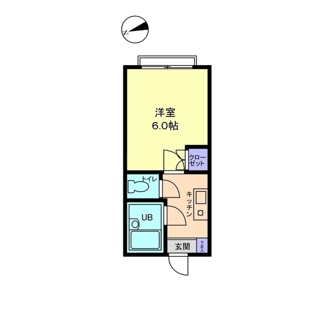 信開セルーラ駅南Ｎの間取り