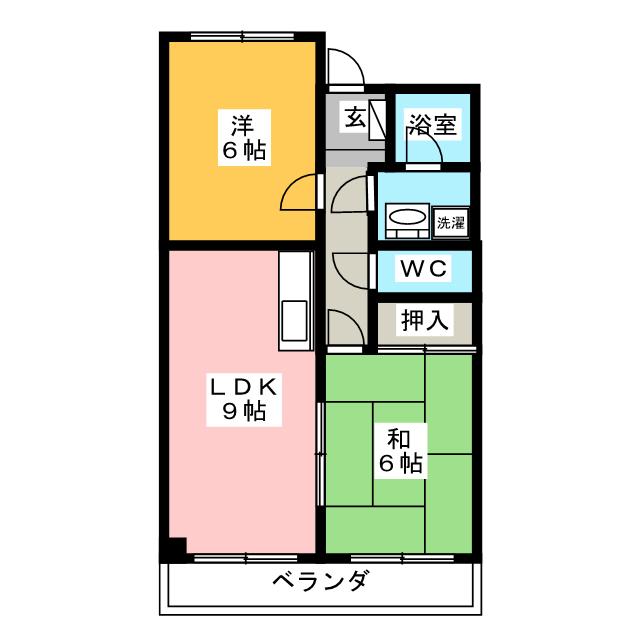 リンピア中道の間取り