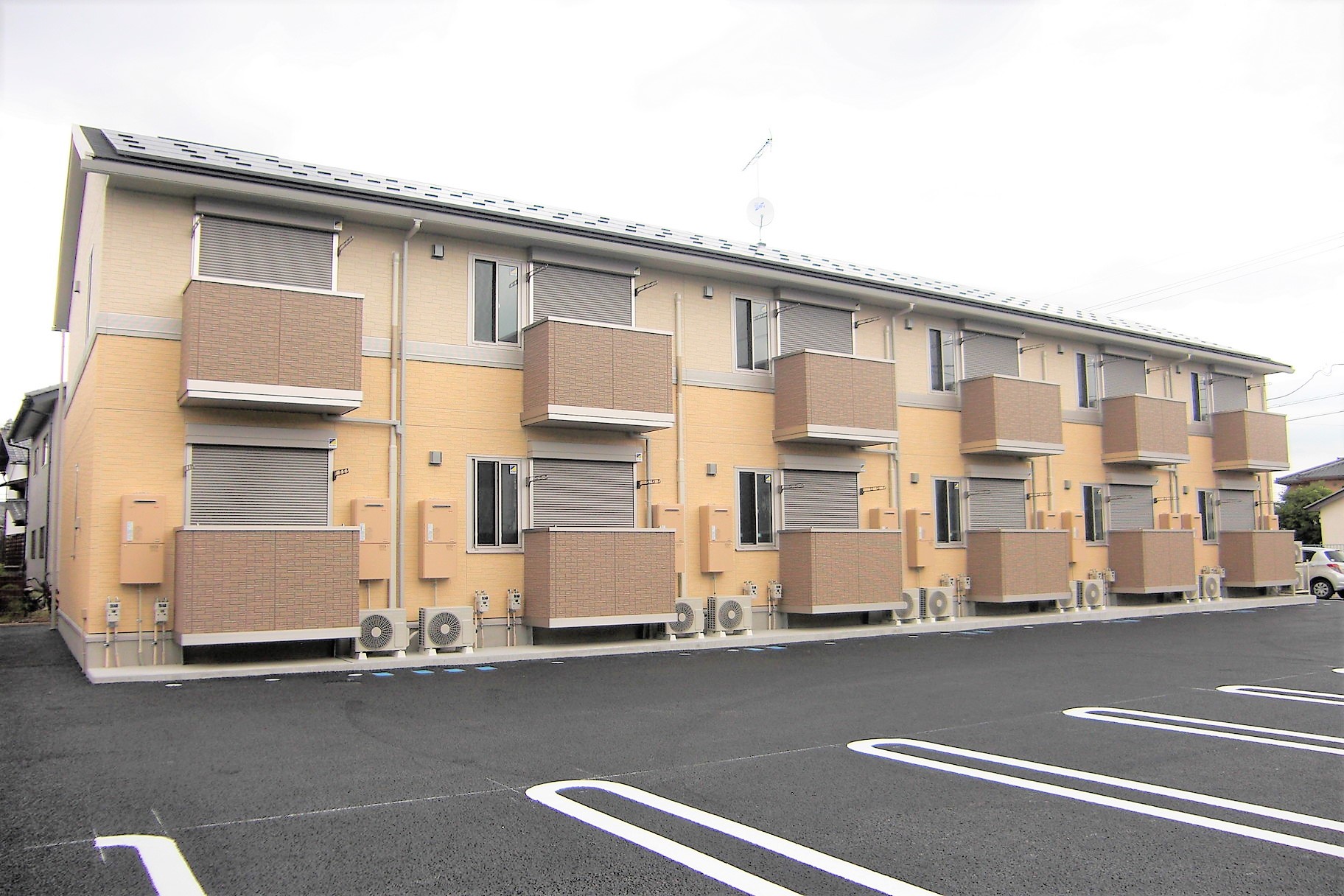 建物外観　築浅D-room☆単身者向け1LDKです！