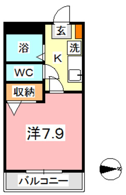岡山県総社市中央４（マンション）の賃貸物件の間取り