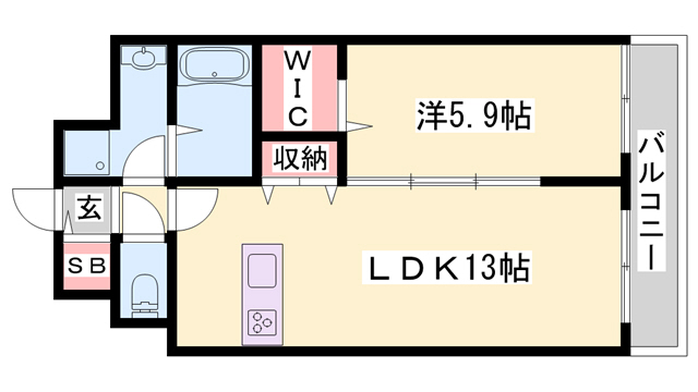 エスペーロ新在家の間取り