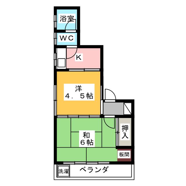 熊倉マンションの間取り