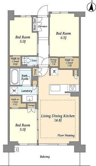 ドゥーエ町屋の間取り