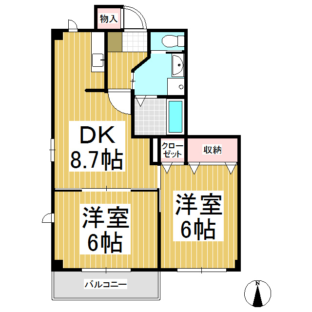 コモドパラッツォＤの間取り