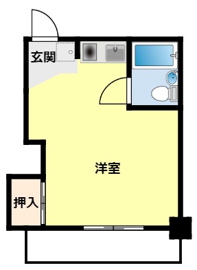 豊田市高岡本町のマンションの間取り