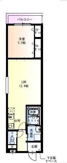 【フジパレス堺大浜中町３番館の間取り】