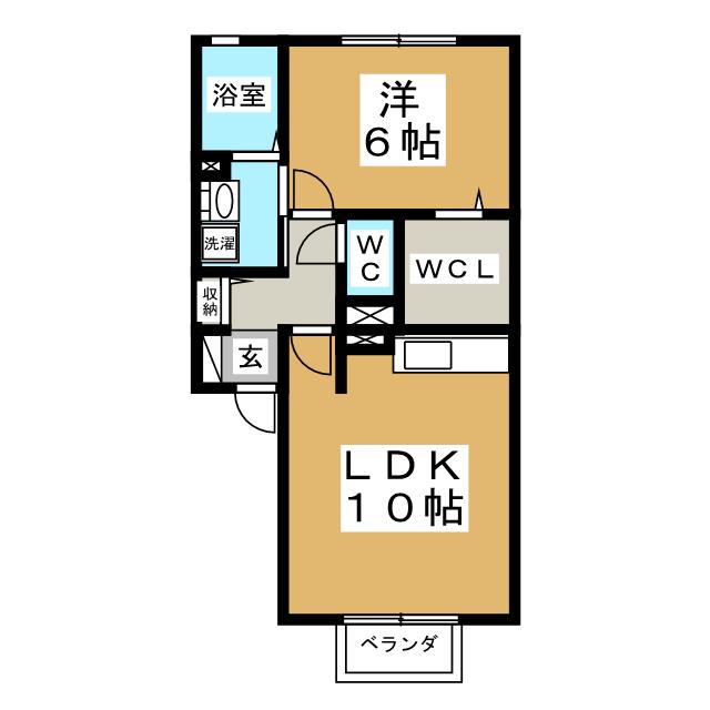 アンビックス利府　伍番館の間取り