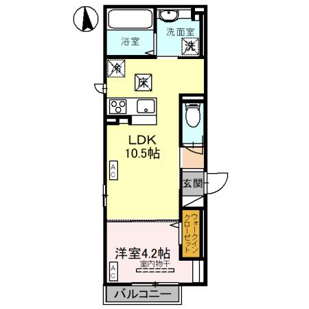 Ｄーｒｅｓｉｄｅｎｃｅ扇が丘の間取り