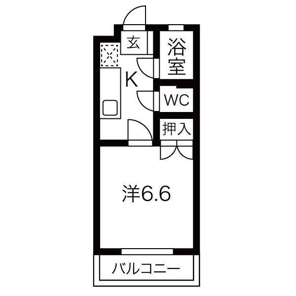 【中村パークビルIIの間取り】