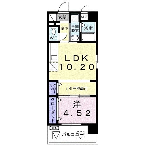 コンフォール　ｆの間取り