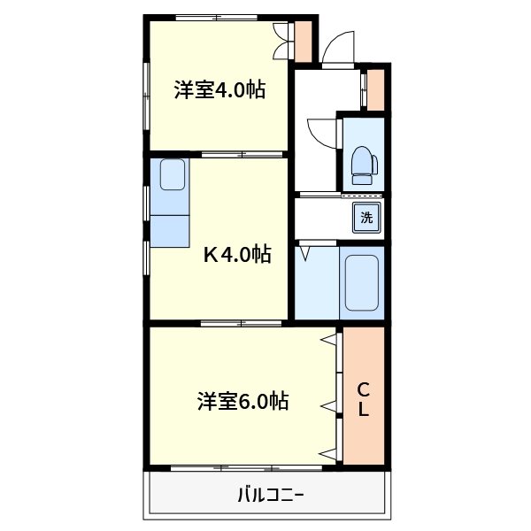 江戸川区中葛西のマンションの間取り