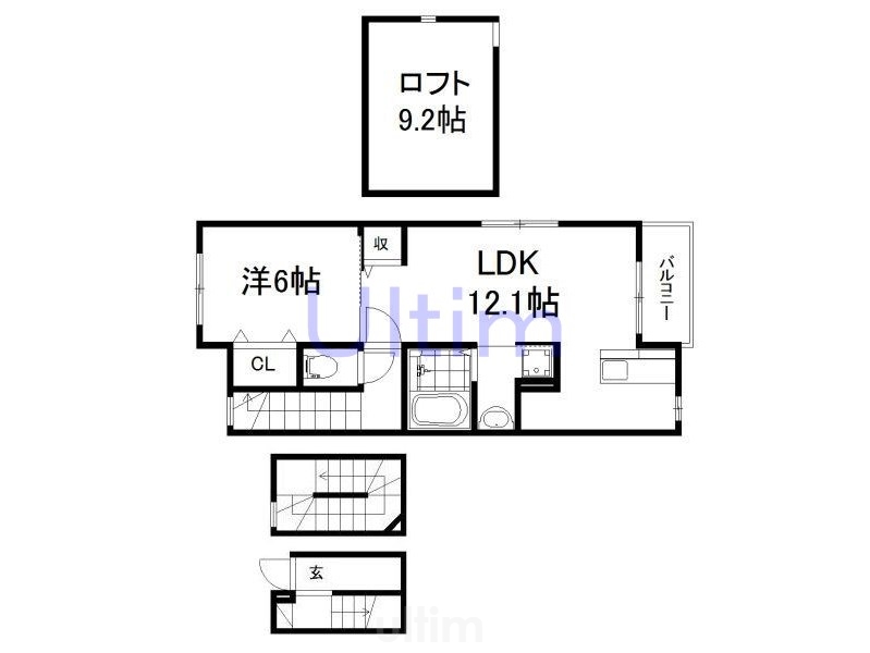 ジュネビーブIIの間取り