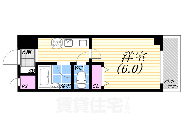 パルメーラ甲子園口の間取り