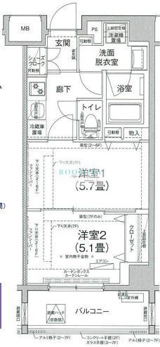 アイル品川ウエスト旗の台の間取り