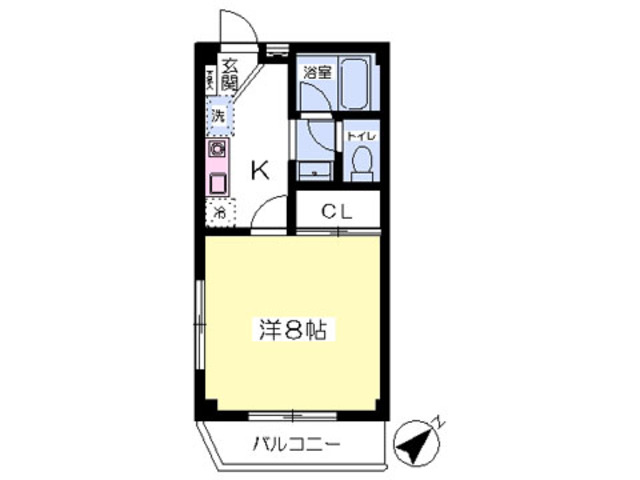 御殿場市新橋のマンションの間取り