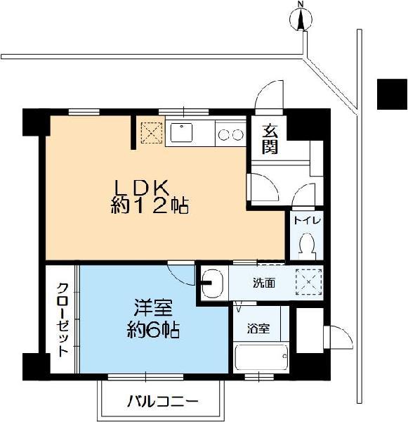 サンコート東御影の間取り