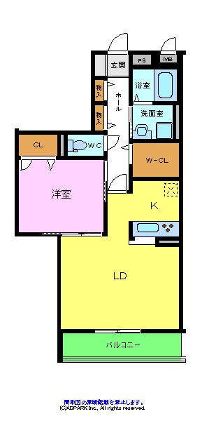 Ｓｏｕｔｈグランドメゾン三国ヶ丘の間取り