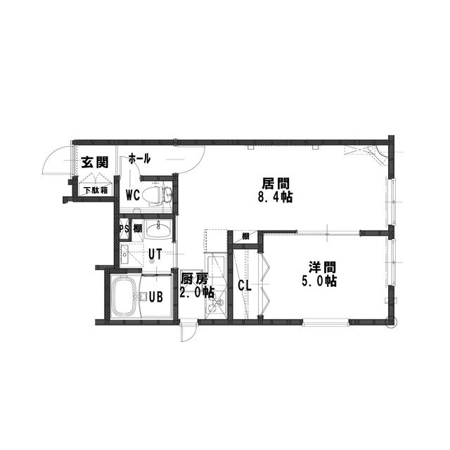 ルミエール新道東の間取り