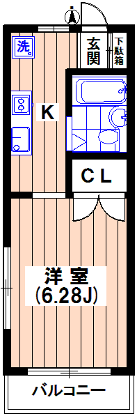 ラポール等々力の間取り