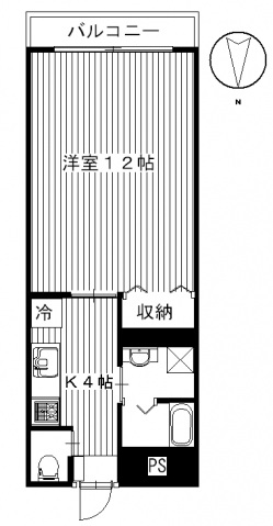 ハイツフレンド樋越IIの間取り