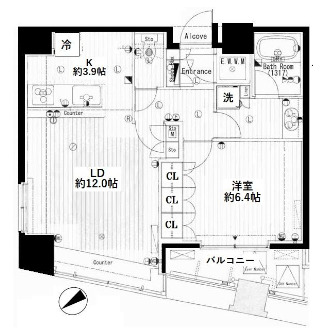 新宿アインスタワーの間取り