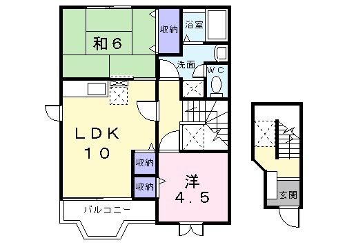 プロムナードＡの間取り