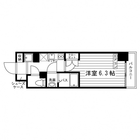 グランリール亀戸の間取り