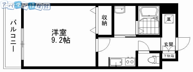 グレイスハイツ東中通の間取り