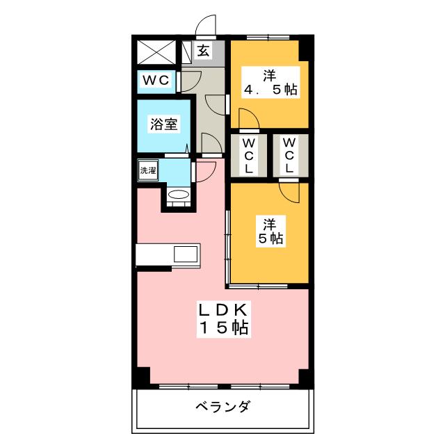 テルプシコレ東村山の間取り