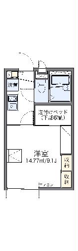 レオパレスアムールコートの間取り