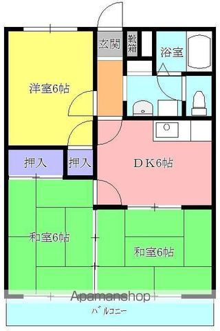 コーポ自由が丘の間取り写真