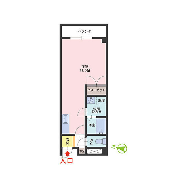 ハイラーク３７３の間取り