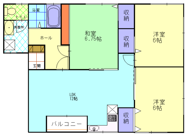 メゾンフィレンツェＡの間取り