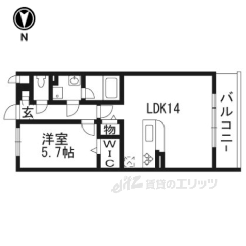 アムール京都仁王門の間取り