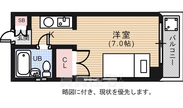 インパクト広瀬2の間取り