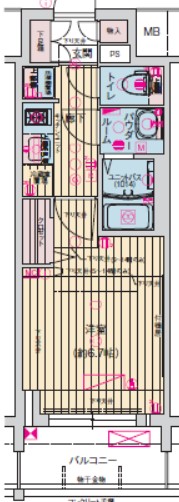 プレサンス大曽根駅前ファーストの間取り