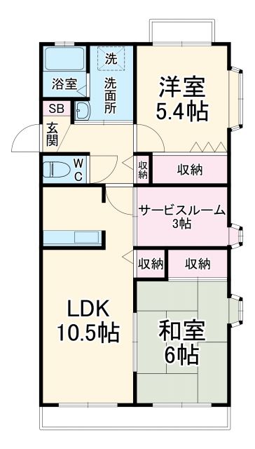 ヴィヴァレ東岩槻の間取り