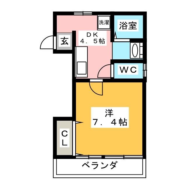 上松マンションの間取り