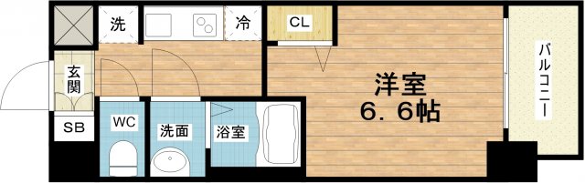 プレサンス西中島南方セレストの間取り