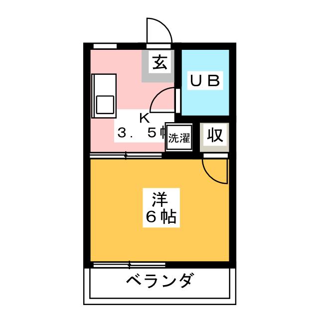 コーポしんゆうの間取り