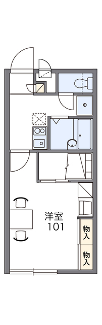 レオパレスKIMURAの間取り