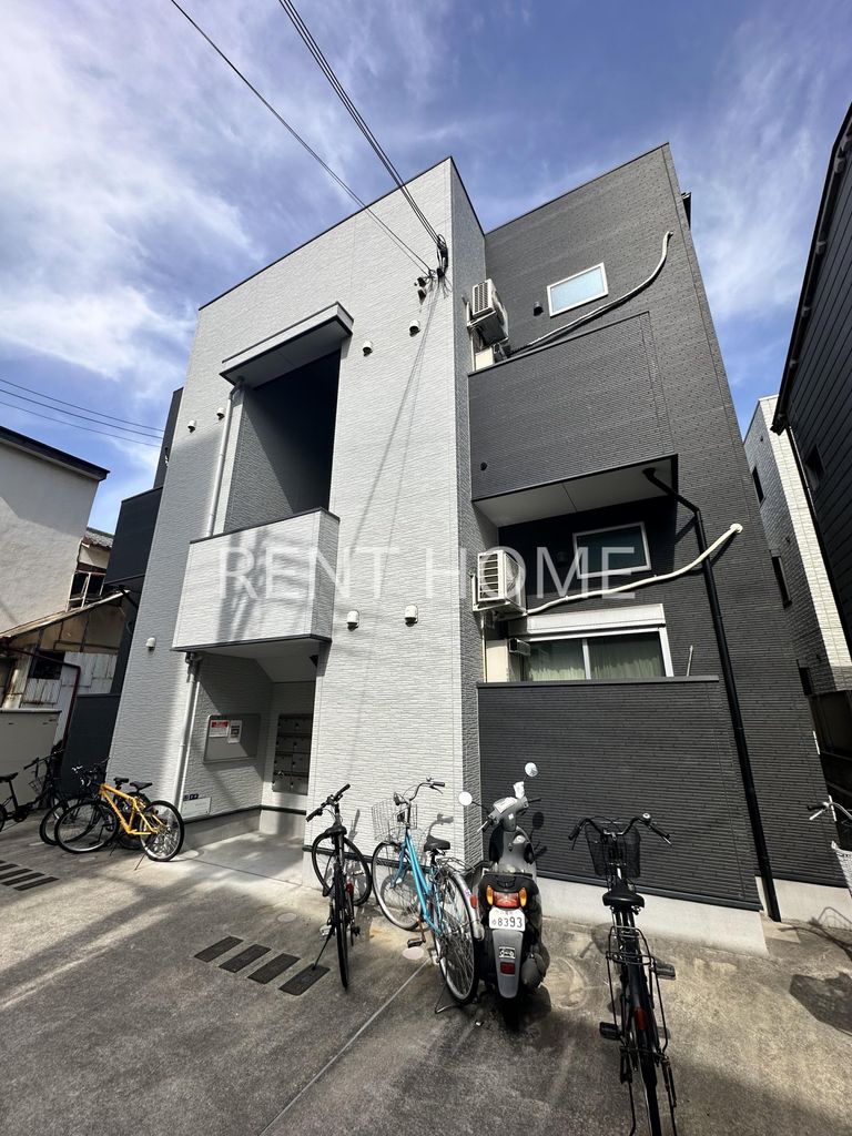 建物外観　デザイナーズのオシャレな物件です。