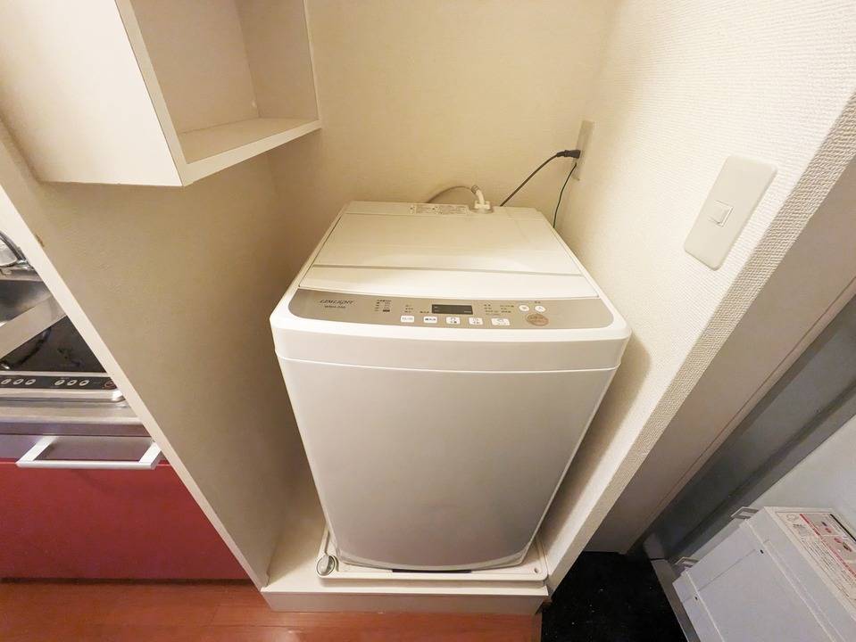 洗面設備　洗濯機置場